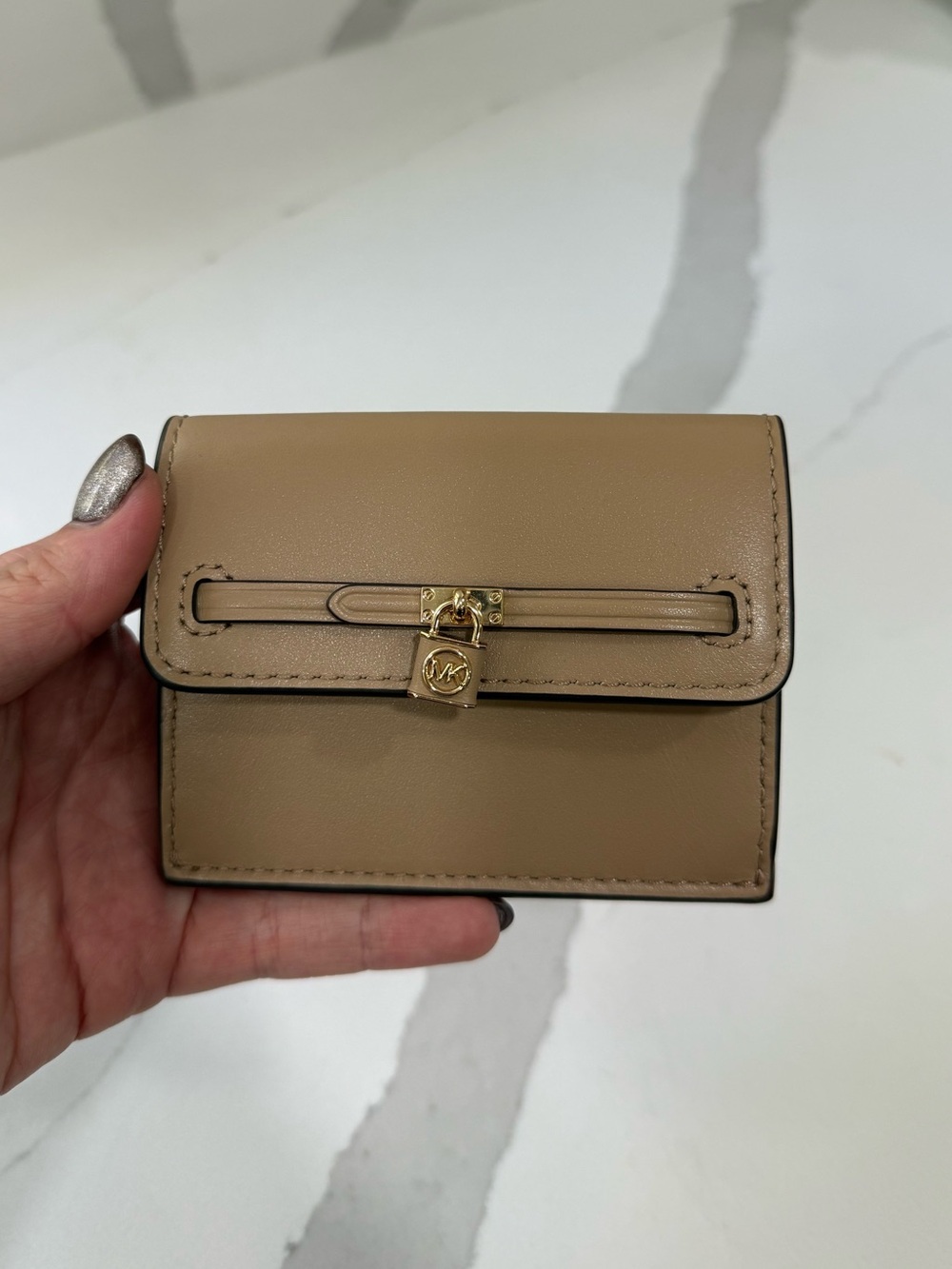 Micheal Kors Taupe Small Wallet- Never Used